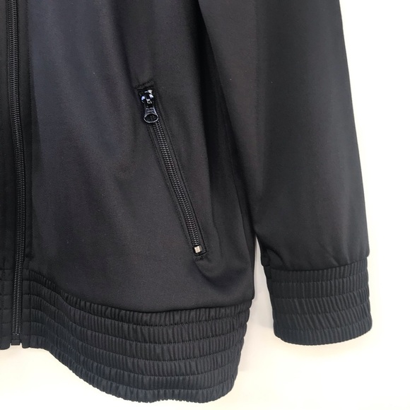 Victoria Sport/Victoria’s Secret, Deep V Zip-Up Jacket in Pink & Black, Size XS - Picture 7 of 10